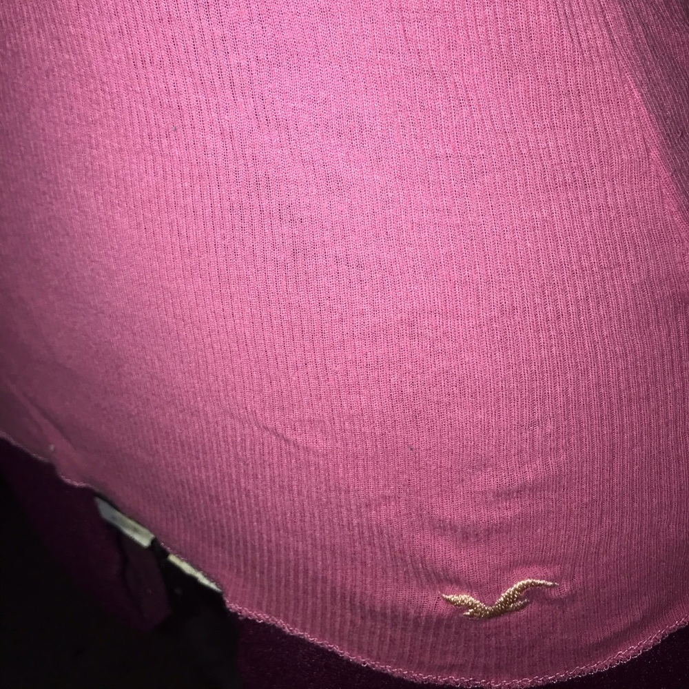 HP🎀 Hollister bow tie pink tank top. - Picture 5 of 6